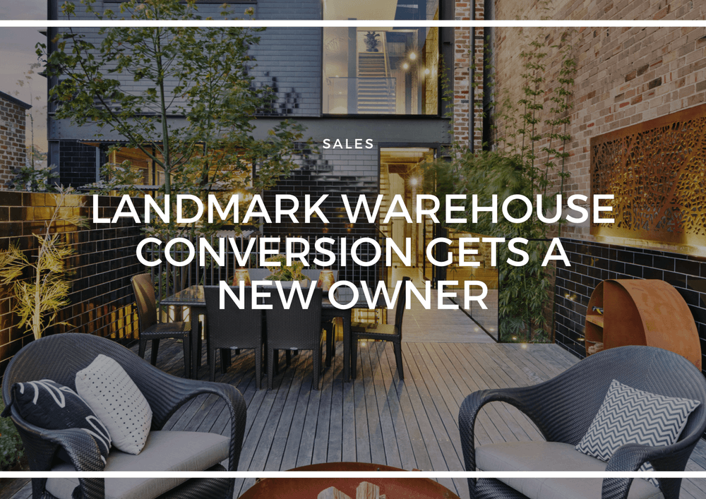 LANDMARK WAREHOUSE CONVERSION GETS A NEW OWNER